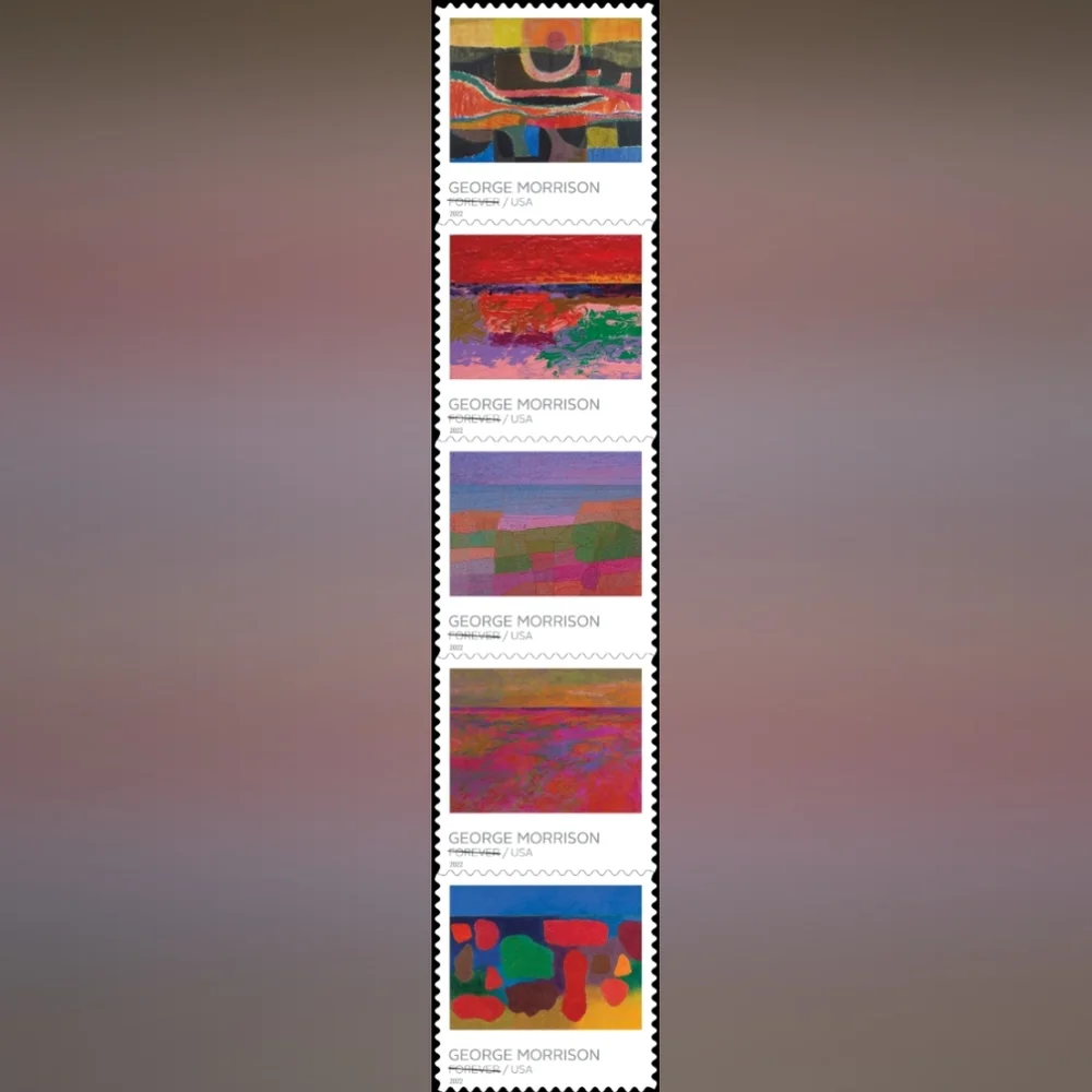 100 George Morrison Native American Artist USPS Forever Stamps Wedding Invites